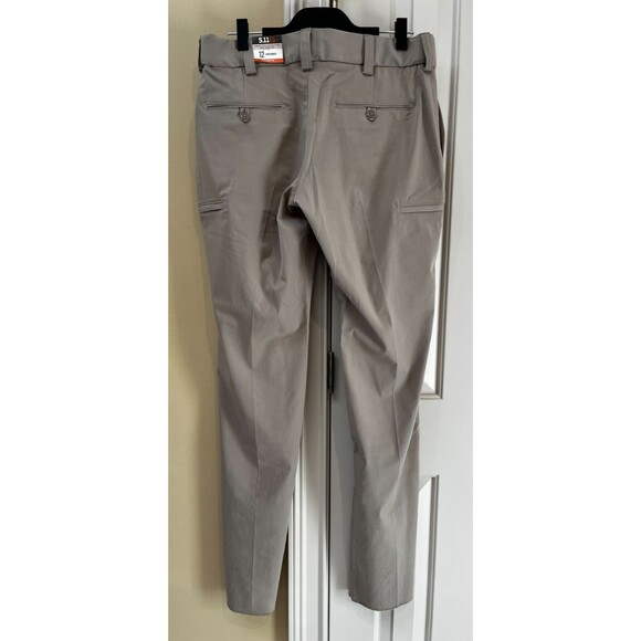 5.11 Women’s sz 12 Uniform Pants Flex-Tac Straight Fit Tan UNHEMMED Wool Bld NEW - Picture 9 of 15
